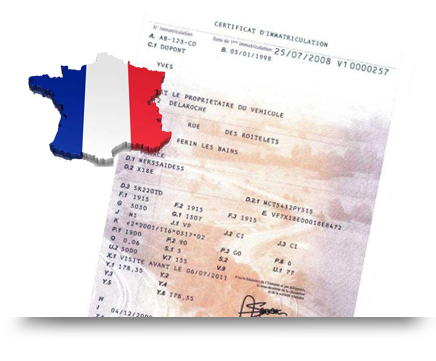 certificat d'immatriculation Châteaugiron 